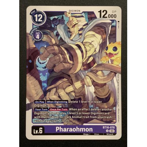 Pharaohmon | BT16-078 | Uncommon