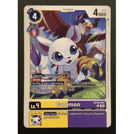 Gatomon | BT16-031 | Uncommon