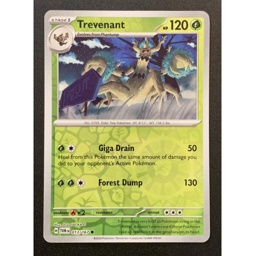 Trevenant | 013/167 | Reverse Holo