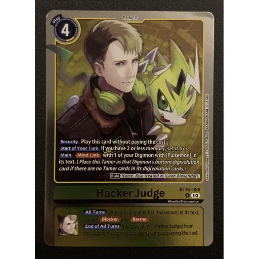 Hacker Judge | BT16-086 | Rare