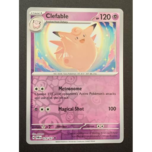 Clefable | 079/167 | Reverse Holo