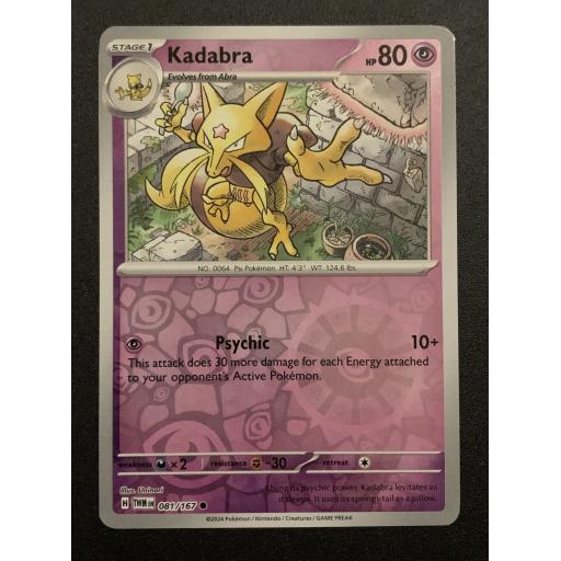 Kadabra | 081/167 | Reverse Holo