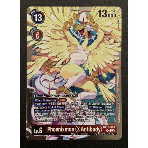 Phoenixmon (X-Antibody) | BT16-015 | Rare