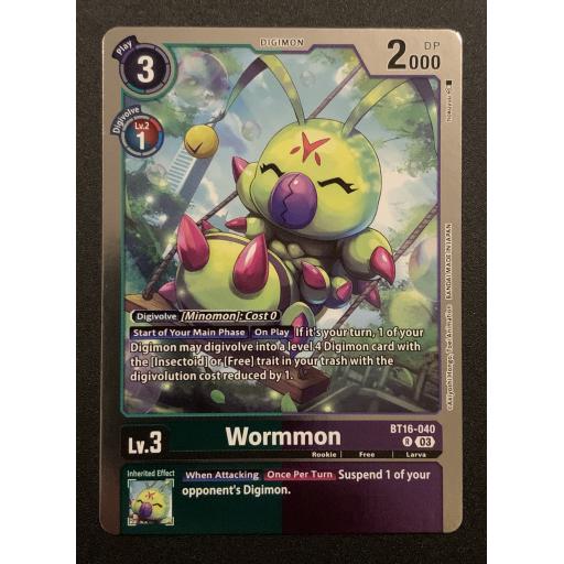 Wormmon | BT16-040 | Rare