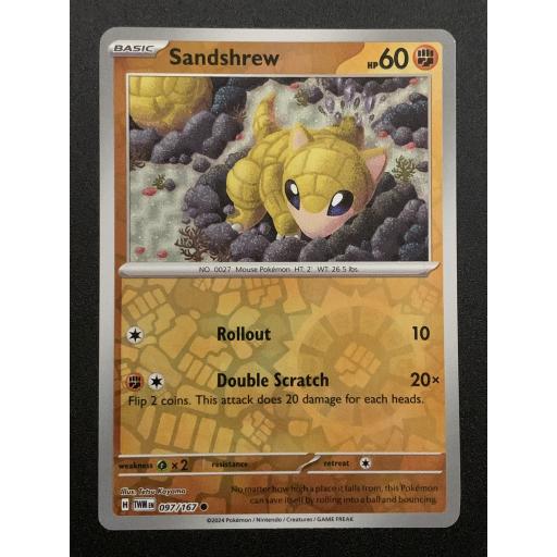 Sandshrew | 097/167 | Reverse Holo