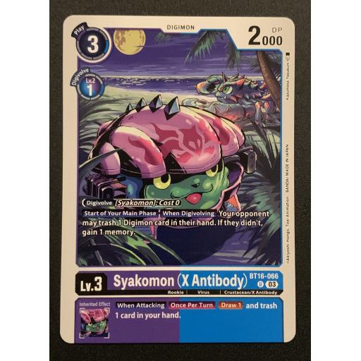 Syakomon (X-Antibody) | BT16-066 | Uncommon