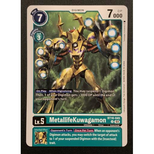 MetallifeKuwagamon | BT16-045 | Uncommon