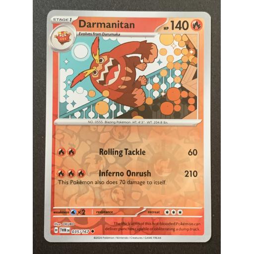 Darmanitan | 035/167 | Reverse Holo