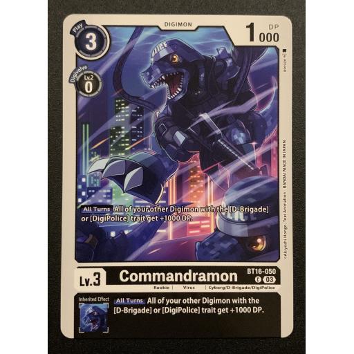 Commandramon | BT16-050 | Common