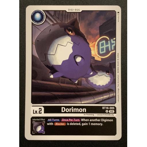 Dorimon | BT16-005 | Uncommon