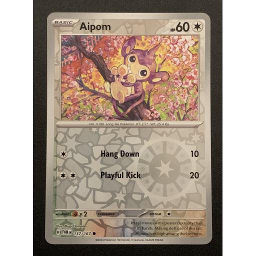 Aipom | 137/167 | Reverse Holo