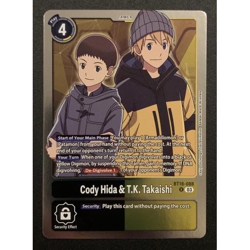 Cody Hida & T.K. Takaishi | BT16-088 | Rare