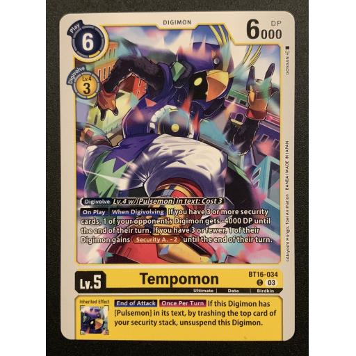 Tempomon | BT16-034 | Common