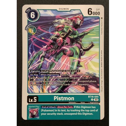 Pistmon | BT16-044 | Uncommon