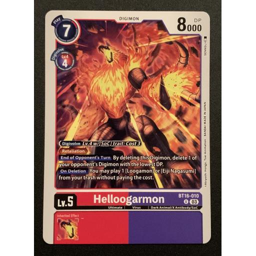 Helloogarmon | BT16-010 | Uncommon