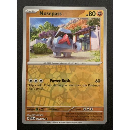 Nosepass | 101/167 | Reverse Holo