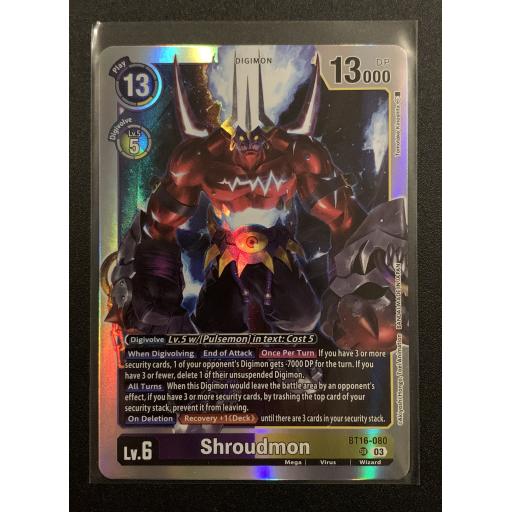 Shroudmon | BT16-080 | Super Rare