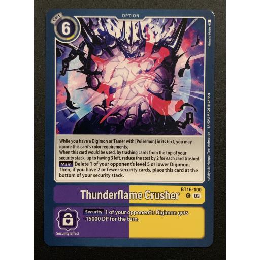 Thunderflame Crusher | BT16-100 | Common