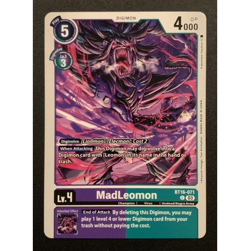 MadLeomon | BT16-071 | Common