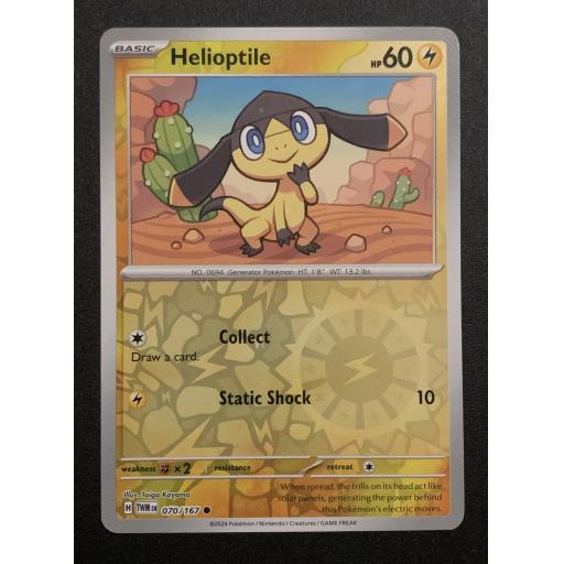 Helioptile | 070/168 | Reverse Holo