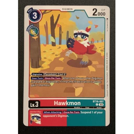 Hawkmon | BT16-007 | Common