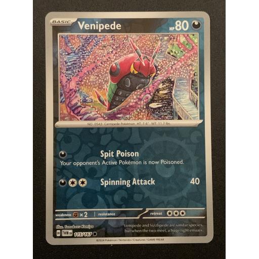 Venipede | 115/167 | Reverse Holo