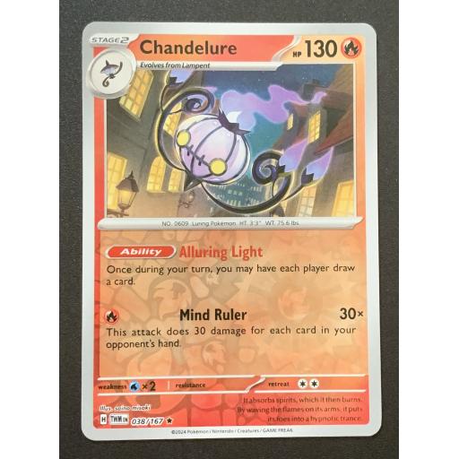 Chandelure | 038/167 | Reverse Holo