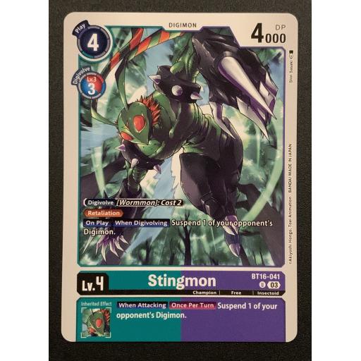 Stingmon | BT16-041 | Uncommon