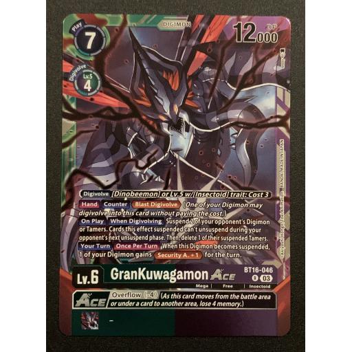 GranKuwagamon Ace | BT16-046 |  Rare