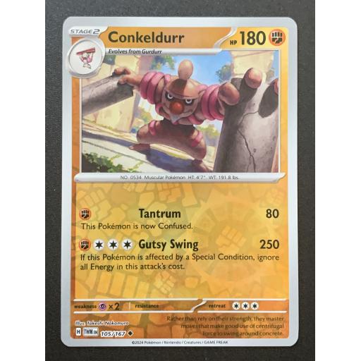 Conkeldurr | 105/167 | Reverse Holo