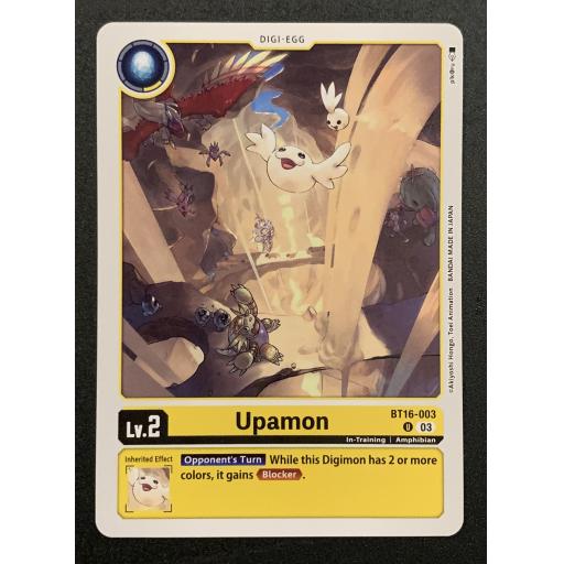 Upamon | BT16-003 | Uncommon