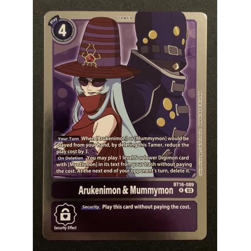 Arukenimon & Mummymon | BT16-089 | Rare