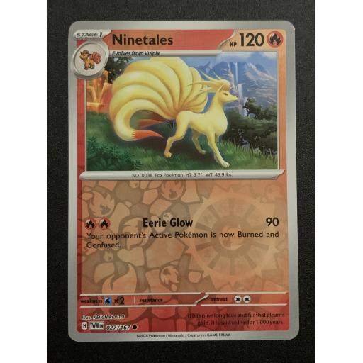 Ninetales | 027/167 | Reverse Holo