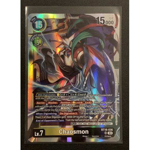 Chaosmon | BT16-036 | Super Rare