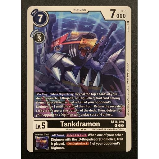 Tankdramon | BT16-060 | Common