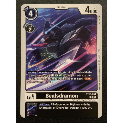 Sealsdramon | BT16-054 | Common