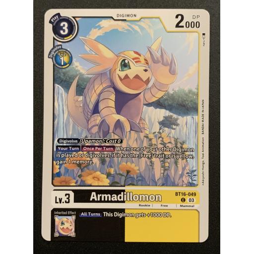 Armadillomon | BT16-049 | Common