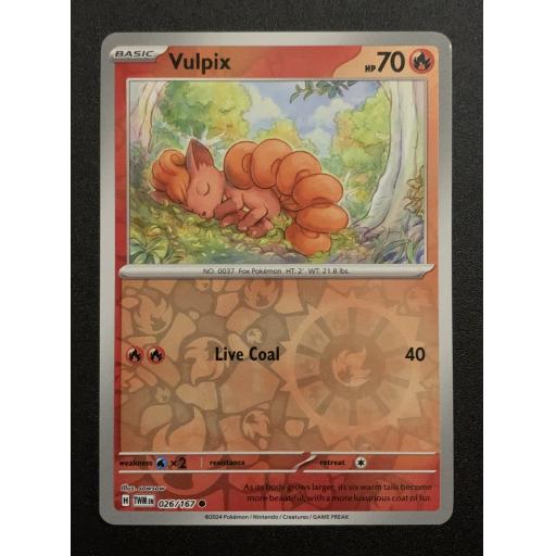 Vulpix | 026/167 | Reverse Holo