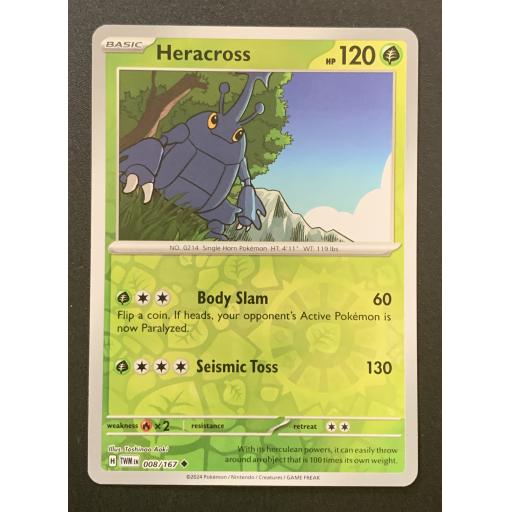 Heracross | 008/167 | Reverse Holo