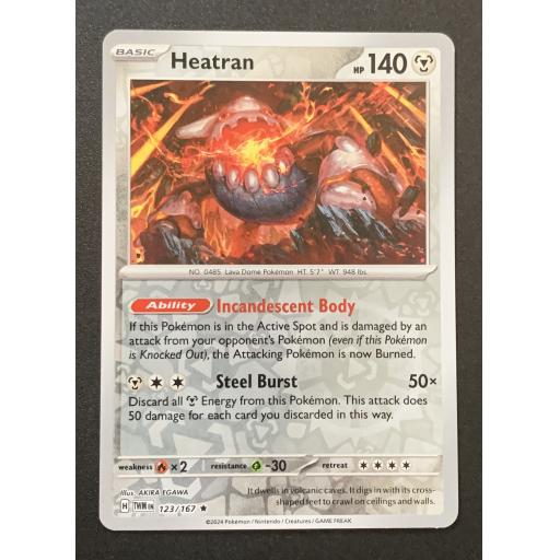 Heatran | 123/167 | Reverse Holo