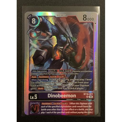 Dinobeemon | BT16-077 | Super Rare