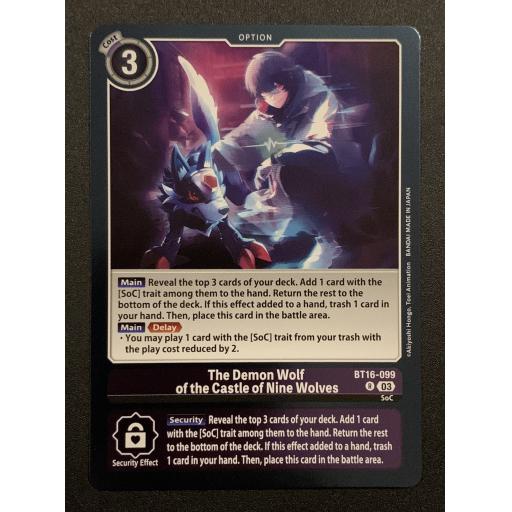 The Demon Wolf of the Castle of Nine Wolves | BT16-099 | Rare