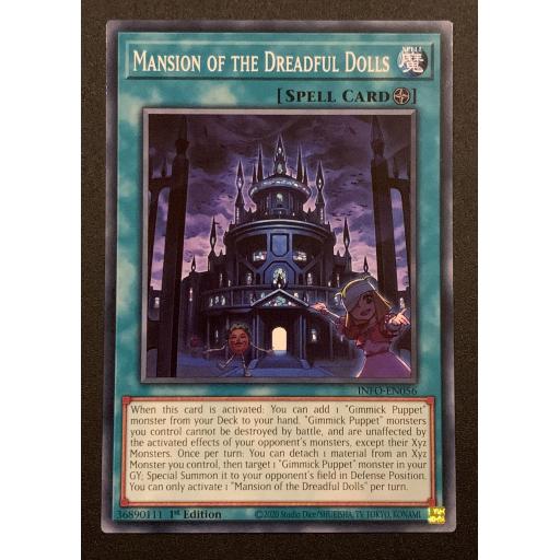 Mansion of the Dreadful Dolls | INFO-EN056 | Common | 1st Edition