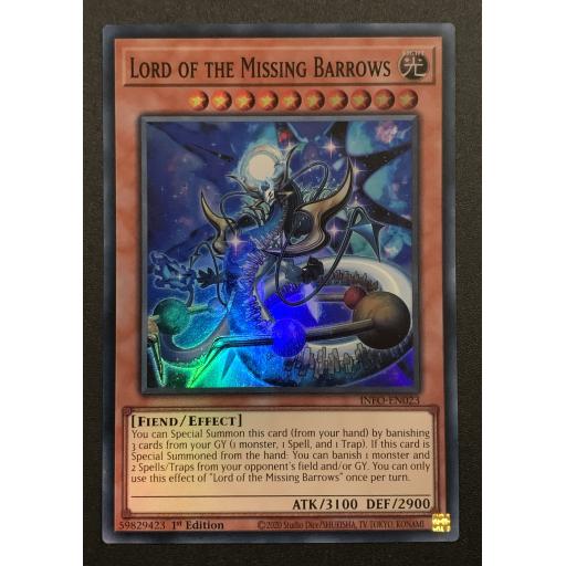 Lord of the Missing Barrows | INFO-EN023 | Super Rare | 1st Edition