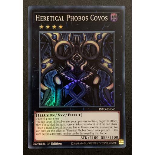 Heretical Phobos Covos | INFO-EN045 | Super Rare | 1st Edition