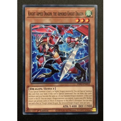 Knight Armed Dragon, the Armoured Knight Dragon | INFO-EN012 | Common | 1st Edition