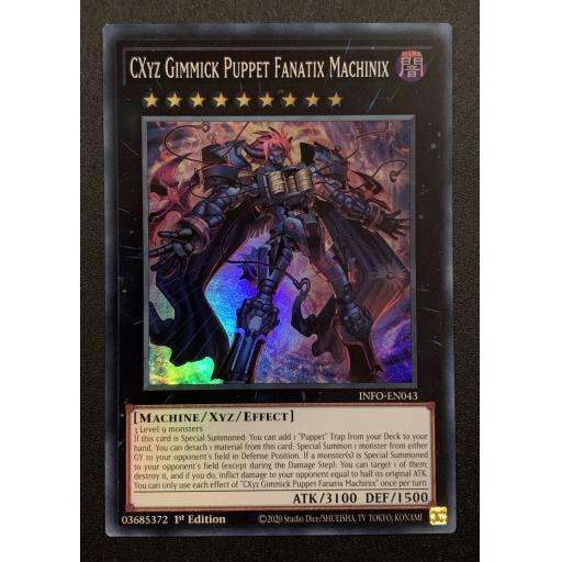 CXyz Gimmick Fanatix Machinix | INFO-EN043 | Super Rare | 1st Edition