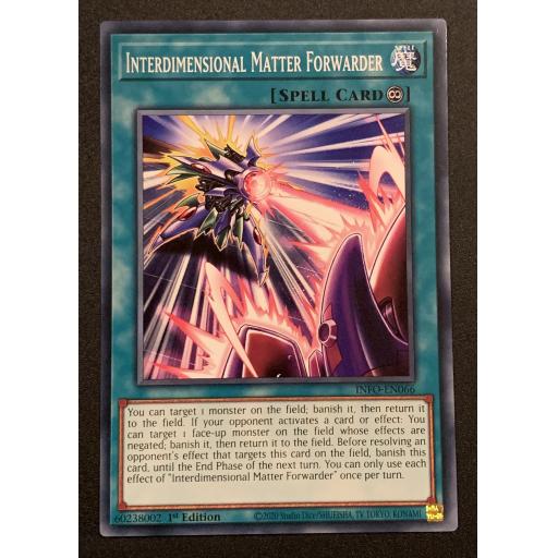 Interdimensional Matter Forwarder | INFO-EN066 | Common | 1st Edition