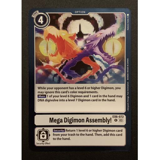 Mega Digimon Assembly! | EX6-072 R