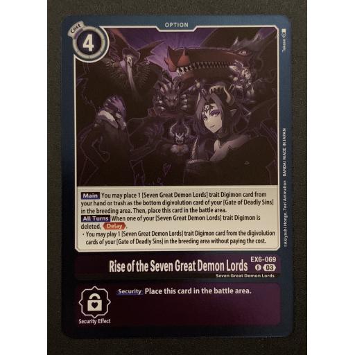 Rise of the Seven Great Demon Lords | EX6-069 R